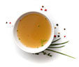 Broth in a bowl
