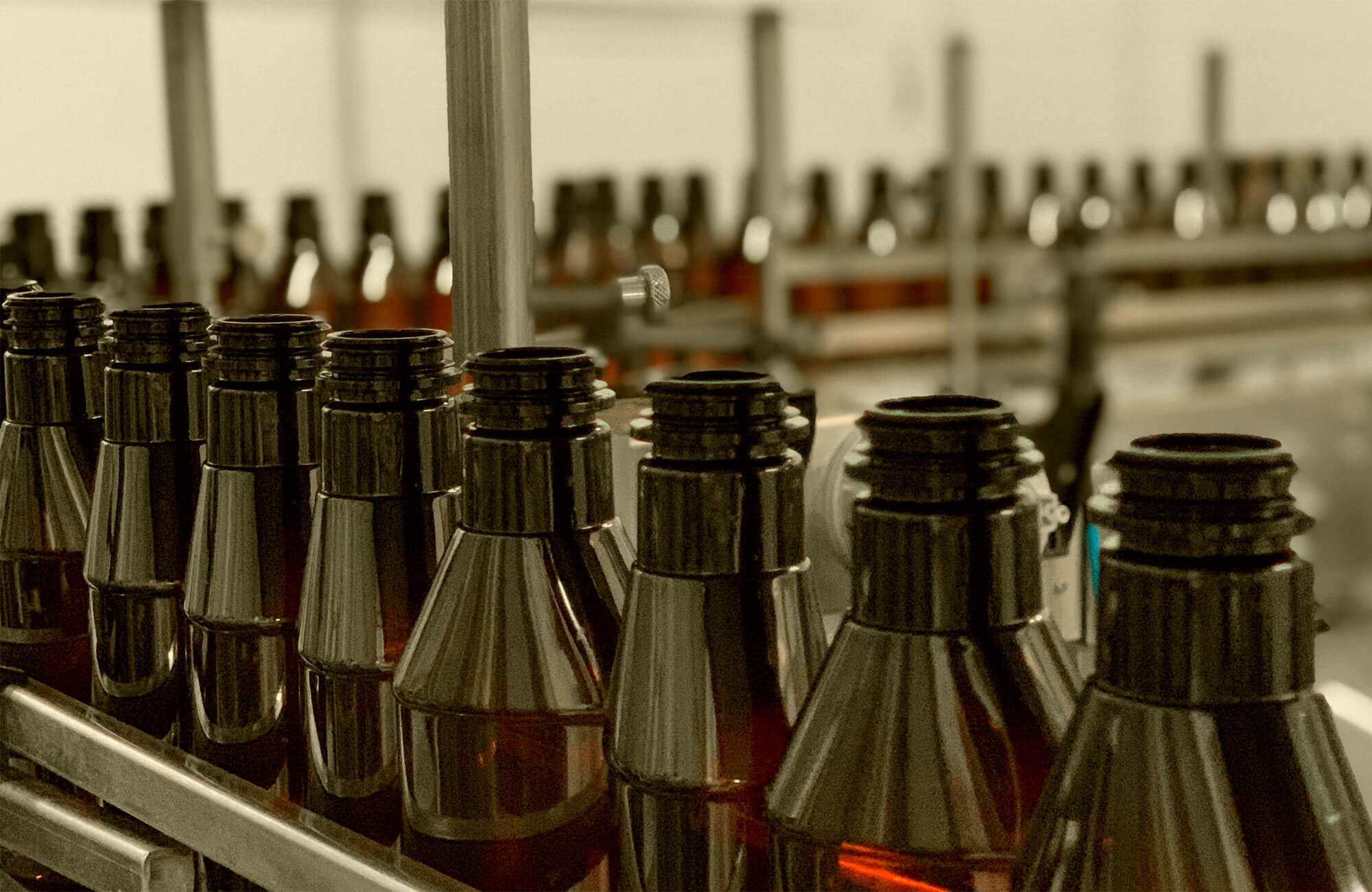 Broth in production in the factory